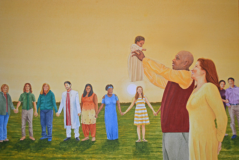 Child of morning, child of light.  Bring the daybreak and the sun.